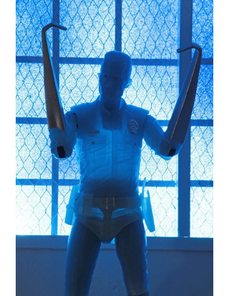 FIGURA TERMINATOR NEW WHITE HOT T-1000 18cm