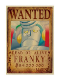 POSTER ONE PIECE WANTED FRANKY 52x38cm