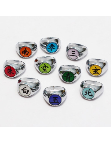 Anillos De Akatsuki Naruto