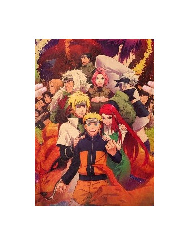 POSTER NARUTO SHIPPUDEN GROUP 3 (52x38cm)