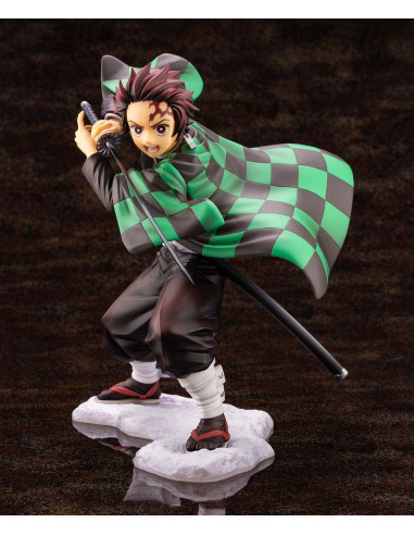 FIGURA KOTOBUKIYA ARTFXJ KIMETSU NO YAIBA TANJIRO 18cm