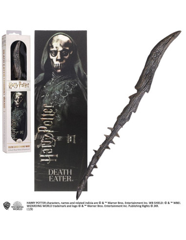 VARITA MAGICA HARRY POTTER DEATH EATER (THORN) CON MARCADOR 3D