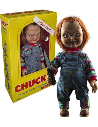 MUÑECO PARLANTE CHILDS PLAY CHUCKY (SNEERING) 38cm