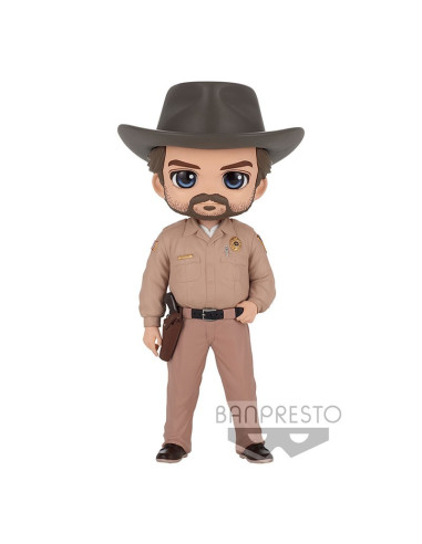 FIGURA QPOSKET STRANGER THINGS HOPPER 16cm