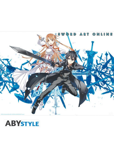 POSTER SWORD ART ONLINE ASUNA & KIRITO (52x38cm)