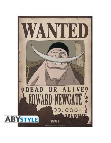 POSTER ONE PIECE WANTED EDWARD NEWGATE (52x35cm)