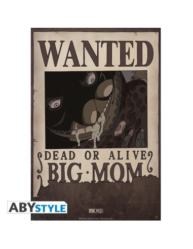 POSTER ONE PIECE WANTED BIG MOM (52x35cm)