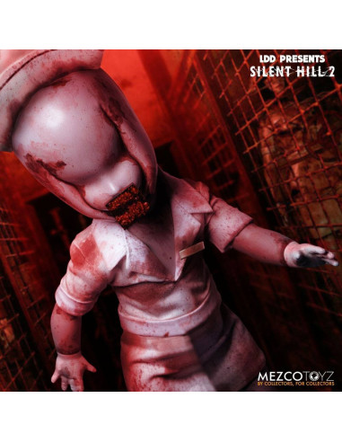 FIGURA LIVING DEAD DOLLS SILENT HILL 2 BUBBLE HEAD NURSE 25cm