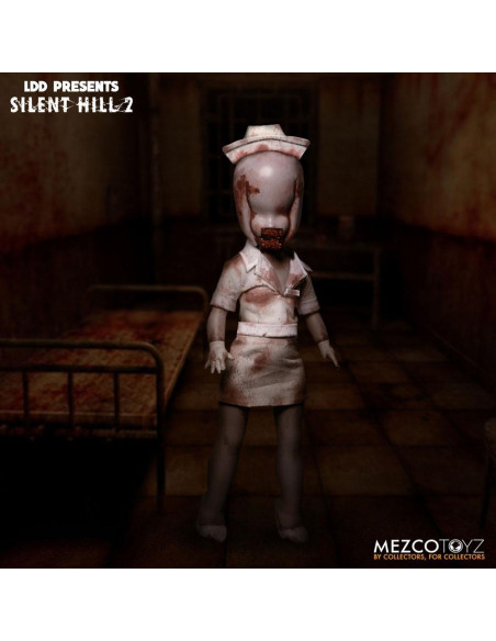 FIGURA LIVING DEAD DOLLS SILENT HILL 2 BUBBLE HEAD NURSE 25cm