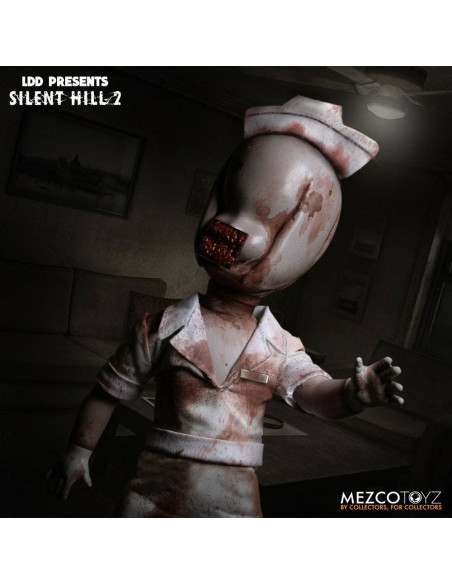 FIGURA LIVING DEAD DOLLS SILENT HILL 2 BUBBLE HEAD NURSE 25cm