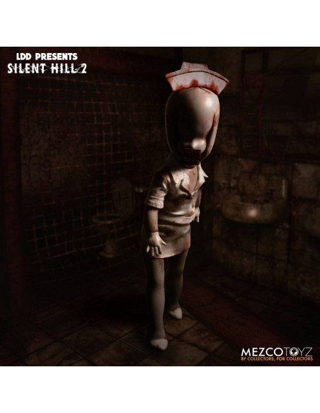 FIGURA LIVING DEAD DOLLS SILENT HILL 2 BUBBLE HEAD NURSE 25cm