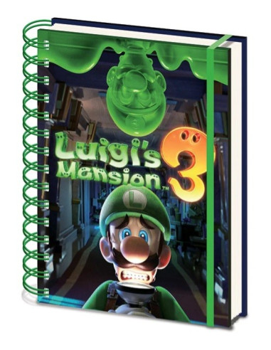 NOTEBOOK A5 NINTENDO LUIGIS MANSION 3