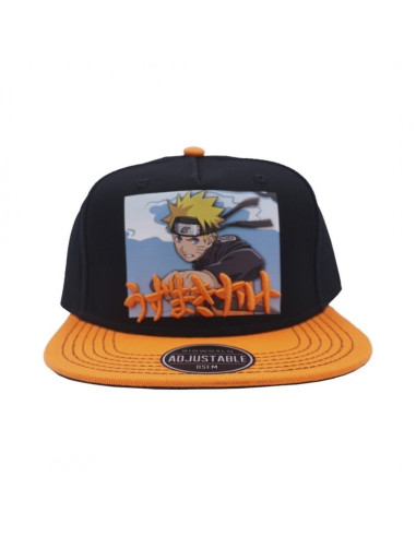 GORRA NARUTO SHIPPUDEN NARUTO UZUMAKI (bordado)