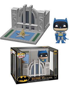 FUNKO POP DC BATMAN WITH THE HALL OF JUSTICE 80YEARS