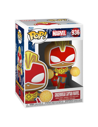 FUNKO POP MARVEL GINGERBREAD CAPTAIN MARVEL