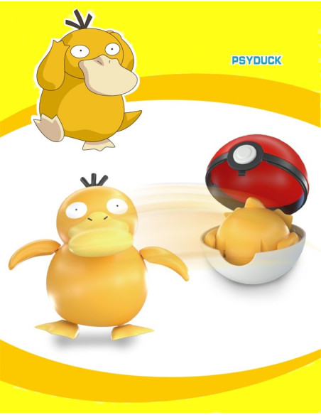 FIGURA ARTICULADA POKEMON CON POKEBALL