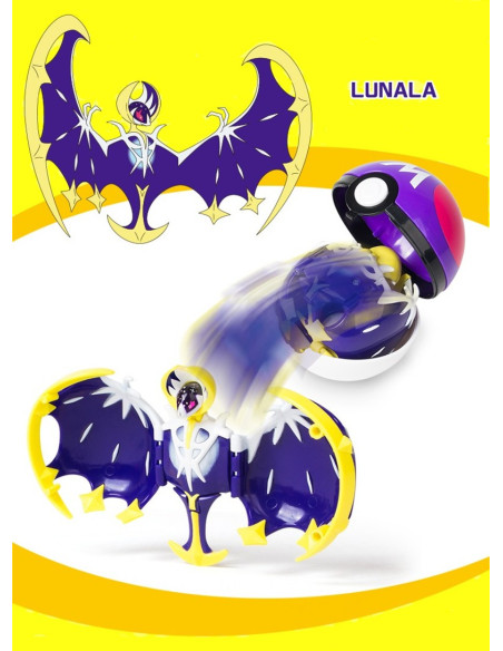 FIGURA ARTICULADA POKEMON CON POKEBALL