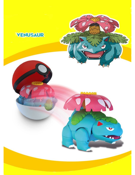 FIGURA ARTICULADA POKEMON CON POKEBALL