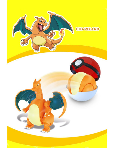 FIGURA ARTICULADA POKEMON CON POKEBALL