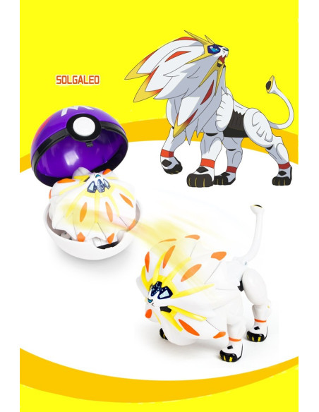 FIGURA ARTICULADA POKEMON CON POKEBALL