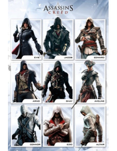 POSTER ASSASSINS CREED (COMPILATION) 61x91cm