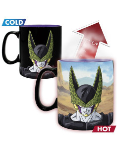 TAZA MAGICA DRAGON BALL Z GOKU & GOHAN Vs CELL 460ml