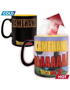 TAZA MAGICA DRAGON BALL Z SUPER SAIYAN 3 GOKU KAMEHA 460ml