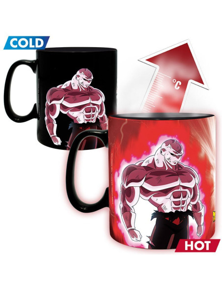 TAZA MAGICA DRAGON BALL SUPER GOKU ULTRA INSTINCT Vs JIREN 460ml