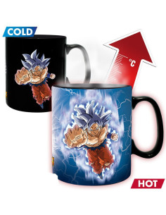 TAZA MAGICA DRAGON BALL SUPER GOKU ULTRA INSTINCT Vs JIREN 460ml 2