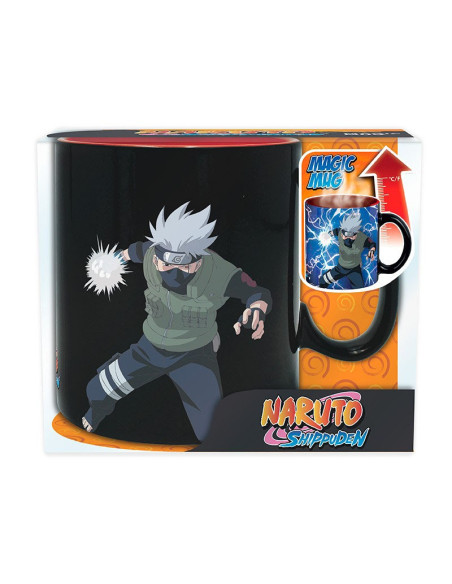 TAZA MAGICA NARUTO SHIPPUDEN KAKASHI ITACHI 460ml