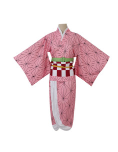 COSPLAY TRAJE COMPLETO KIMETSU NO YAIBA NEZUKO KAMADO