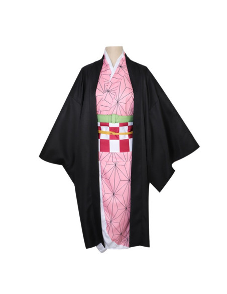 COSPLAY TRAJE COMPLETO KIMETSU NO YAIBA NEZUKO KAMADO
