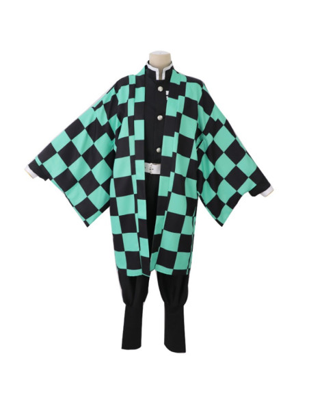 COSPLAY TRAJE COMPLETO KIMETSU NO YAIBA TANJIRO KAMADO