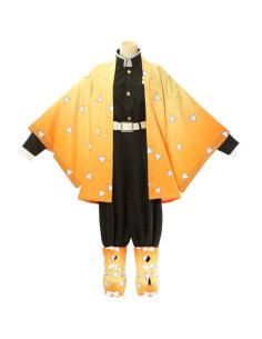 COSPLAY TRAJE COMPLETO KIMETSU NO YAIBA ZENITSU