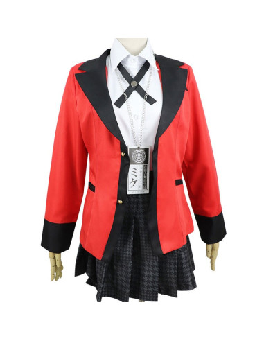 COSPLAY TRAJE COMPLETO KAKEGURUI YUMEKO JABAMI