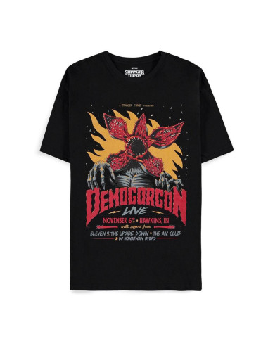 CAMISETA STRANGER THINGS DEMOGORGON LIVE