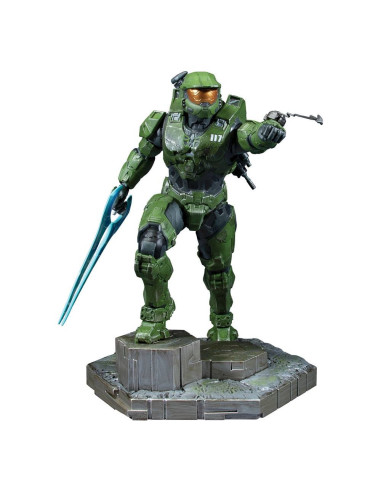 ESTATUA HALO INFINITE MASTER CHIEF WITH GRAPPLESHOT DIORAMA 28cm