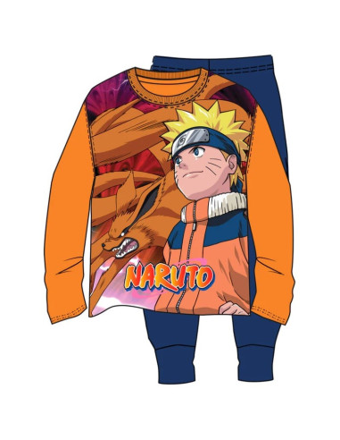 CHANDAL/PIJAMA NARUTO & KURAMA NARANJA/MARINO T-8AÑOS