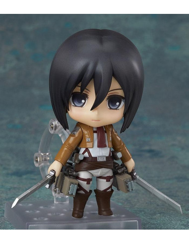 FIGURA NENDOROID GOOD SMILE SHINGEKI NO KYOJIN MIKASA ACKERMAN