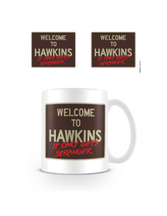TAZA STRANGER THINGS WELCOME TO HAWKINS
