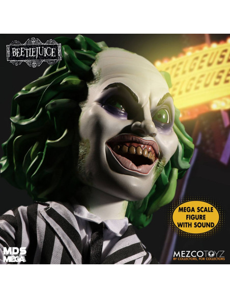 MUÑECO PARLANTE MEGA SCALE BEETLEJUICE 38cm