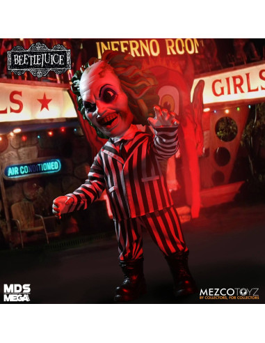 MUÑECO PARLANTE MEGA SCALE BEETLEJUICE 38cm