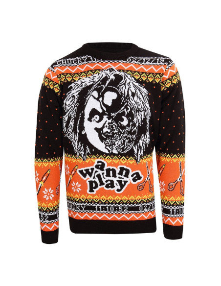 SWEATSHIRT CHRISTMAS JUMPER CHILDS PLAY CHUCKY