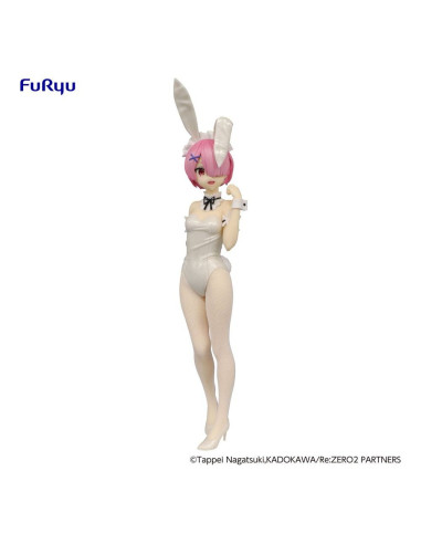 FIGURA BiCUTE BUNNIES RE:ZERO RAM WHITE PEARL COLOR 30cm