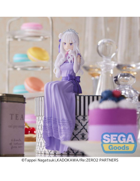 FIGURA RE:ZERO - STARTING LIFE IN ANOTHER WORLD: LOST IN MEMORIES PM PERCHING EMILIA (Dressed-Up Party)