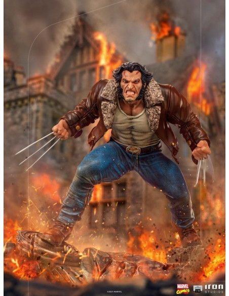 ESTATUA IRON STUDIOS MARVEL LOGAN ULTIMATE (X-ME) ART SCALE 1/10 25cm