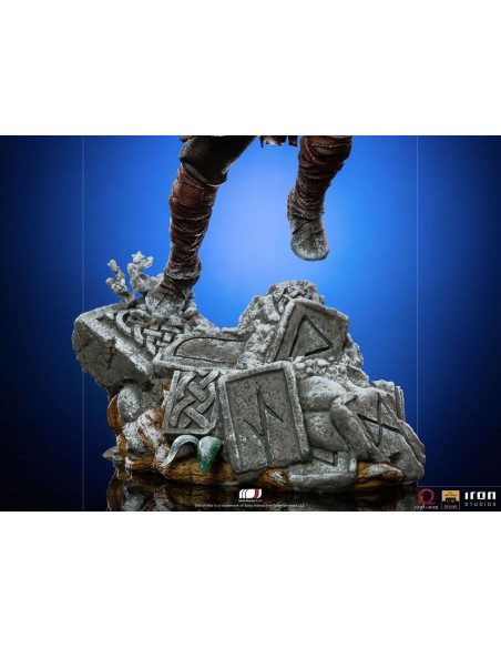 ESTATUA IRON STUDIOS GOD OF WAR KRATOS & ATREUS ART SCALE 1/10 35cm