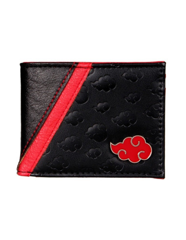 CARTERA CON MONEDERO NARUTO AKATSUKI METALICO