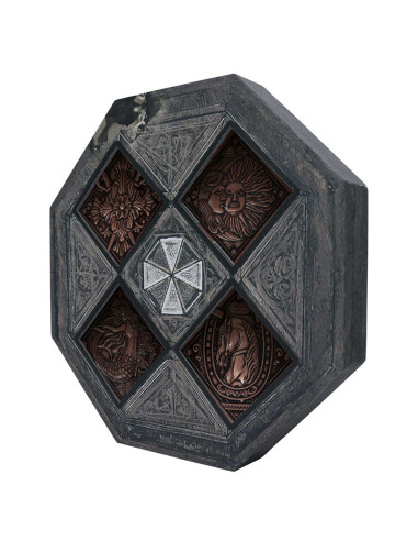 SET DE MEDALLONES RESIDENT EVIL VILLAGE HOUSE CREST LIMITED EDITION