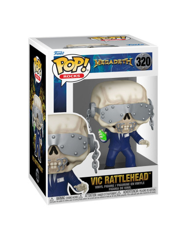 FUNKO POP MEGADETH VIC RATTLEHEAD